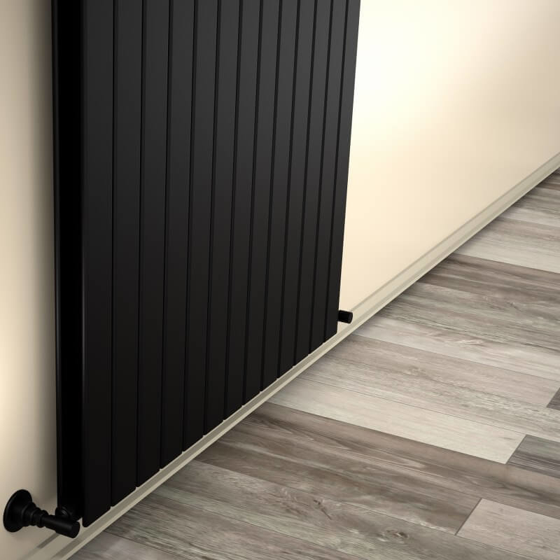 Type 20V Radiateur Décoratif 400x958 Noir mat 