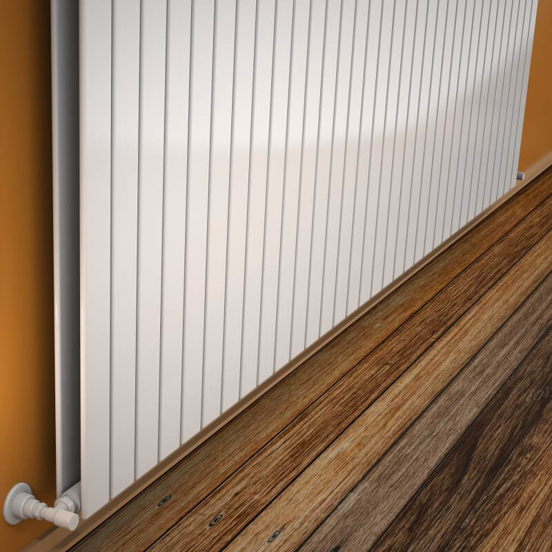 Type 20V Radiateur Décoratif 500x2438 Blanc