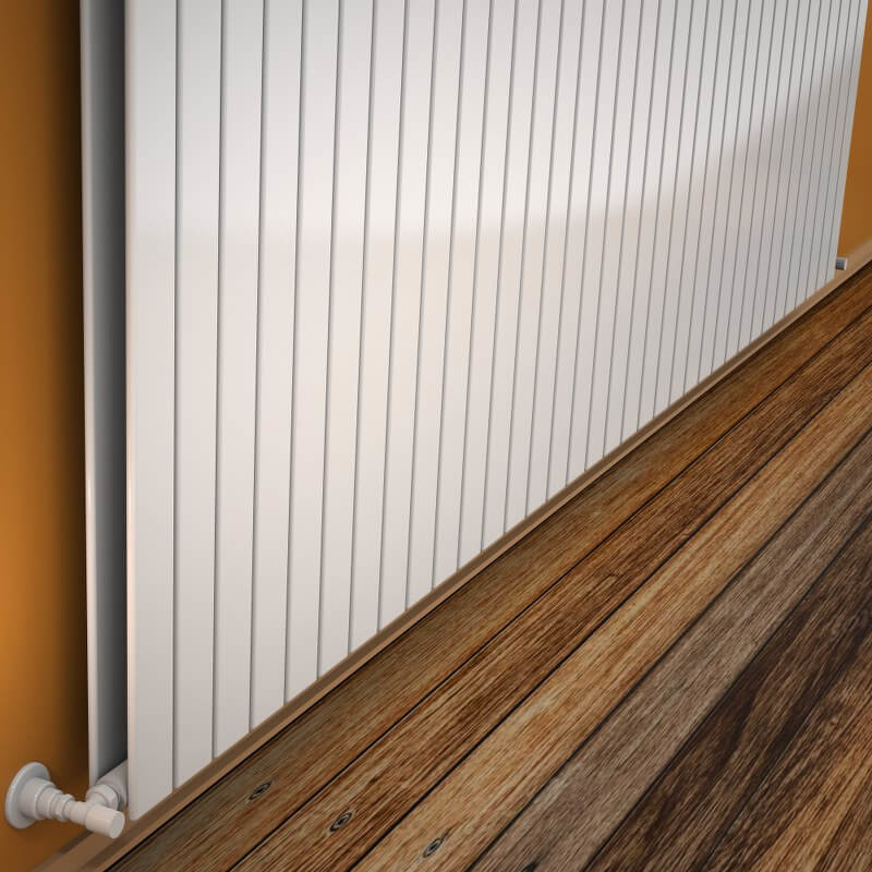 Type 20V Radiateur Décoratif 500x2586 Blanc