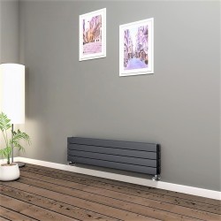 Type 21H Decorative Radiator 292x1200 Anthracite - Thumbnail