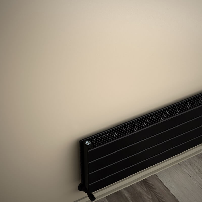 Type 21H Decorative Radiator 292x1200 Matte Black