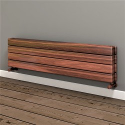 Type 21H Decorative Radiator 292x1200 Wood Effect - Thumbnail