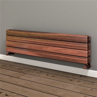 Type 21H Decorative Radiator 292x1200 Wood Effect