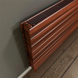 Type 21H Decorative Radiator 292x1200 Wood Effect - Thumbnail