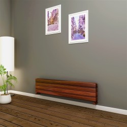 Type 21H Decorative Radiator 292x1400 Wood Effect - Thumbnail