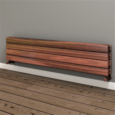 Type 21H Decorative Radiator 292x1400 Wood Effect