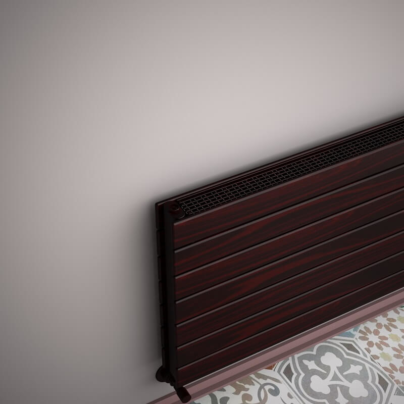 Type 21H Decorative Radiator 514x1200 Wood Effect