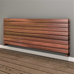 Type 21H Decorative Radiator 588x1600 Wood Effect - Thumbnail