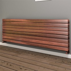 Type 21H Decorative Radiator 588x1800 Wood Effect - Thumbnail