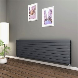 Type 21H Decorative Radiator 588x2000 Anthracite - Thumbnail