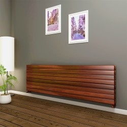 Type 21H Decorative Radiator 588x2000 Wood Effect