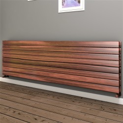 Type 21H Decorative Radiator 588x2000 Wood Effect - Thumbnail