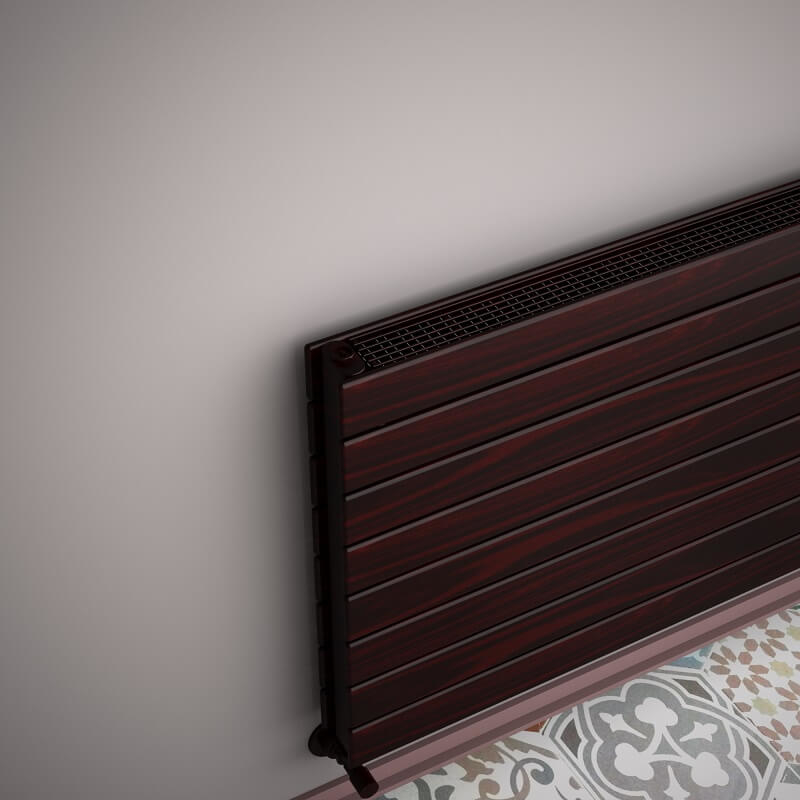 Type 21H Decorative Radiator 588x2200 Wood Effect