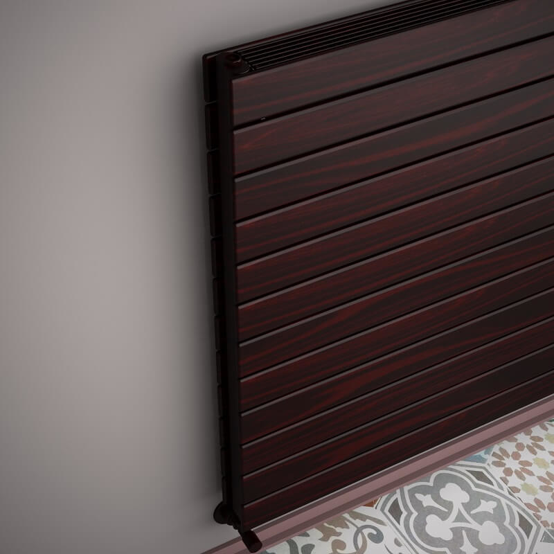 Type 21H Decorative Radiator 884x1000 Wood Effect