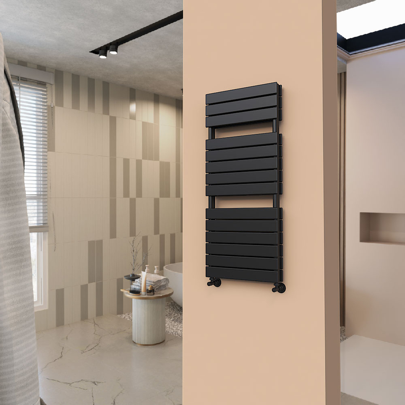 Type 21H Decorative Towel Warmer 500x1180 Matt Black