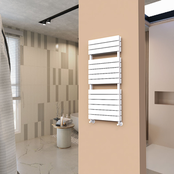 Type 21H Decorative Towel Warmer 500x1180 White - Thumbnail