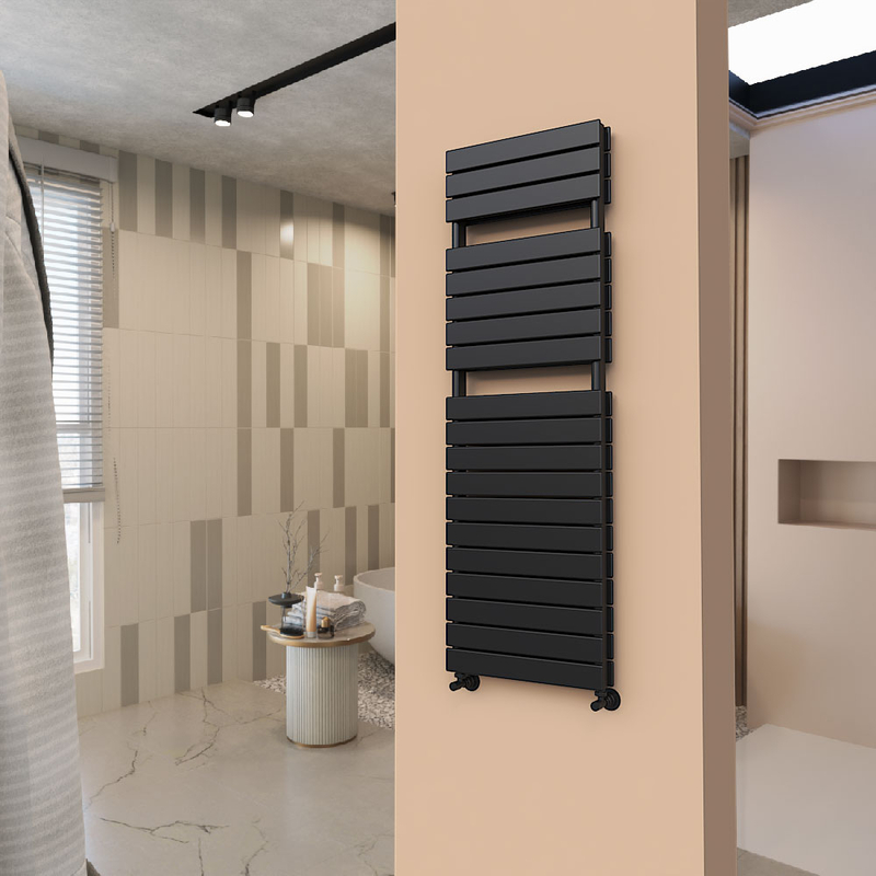 Type 21H Decorative Towel Warmer 500x1550 Matt Black