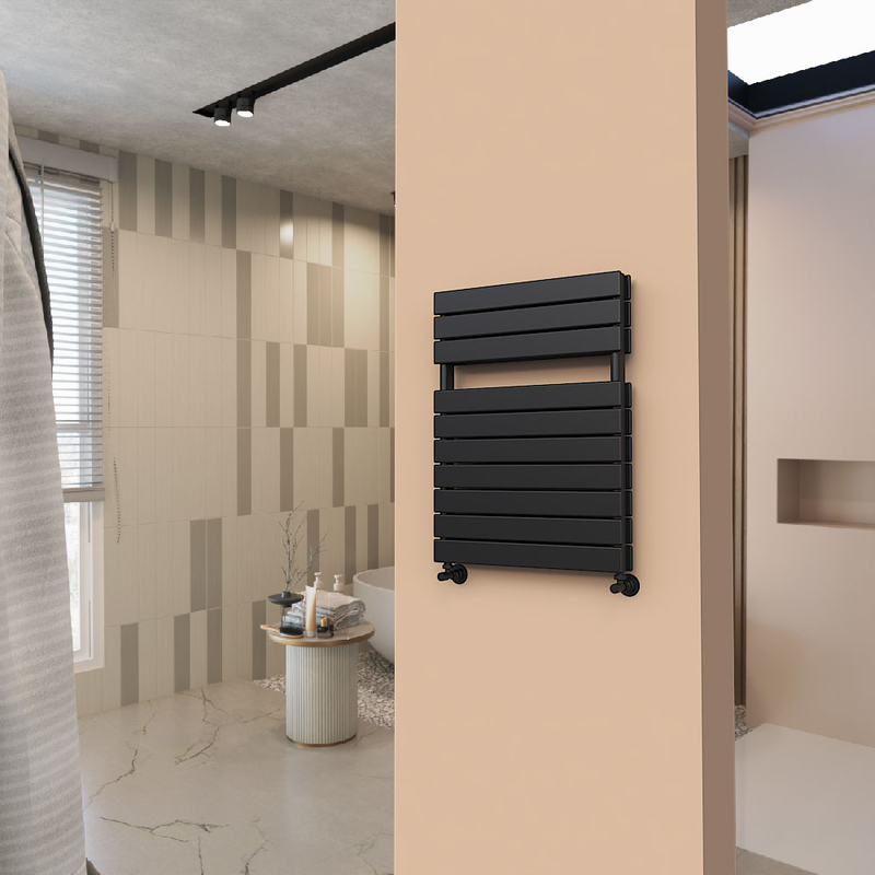 Type 21H Decorative Towel Warmer 600x810 Matt Black