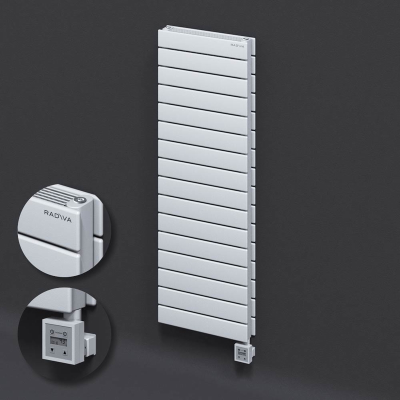 Type 21H Electric Steel Decorative Radiator 1180x400 White (KTX3 Thermostat) 1000W