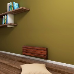 Type 22H Decorative Radiator 292x1000 Wood Effect - Thumbnail