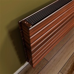 Type 22H Decorative Radiator 292x1000 Wood Effect - Thumbnail