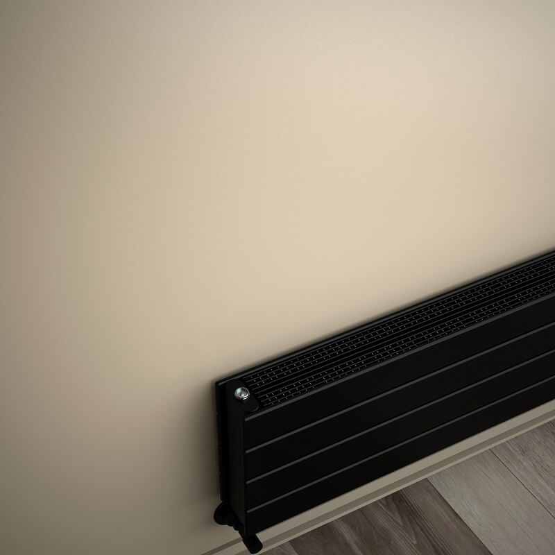 Type 22H Decorative Radiator 292x2400 Matte Black