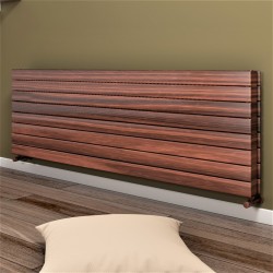 Type 22H Decorative Radiator 588x1800 Wood Effect - Thumbnail