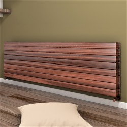 Type 22H Decorative Radiator 588x2000 Wood Effect - Thumbnail