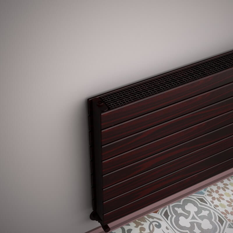 Type 22H Decorative Radiator 588x2600 Wood Effect