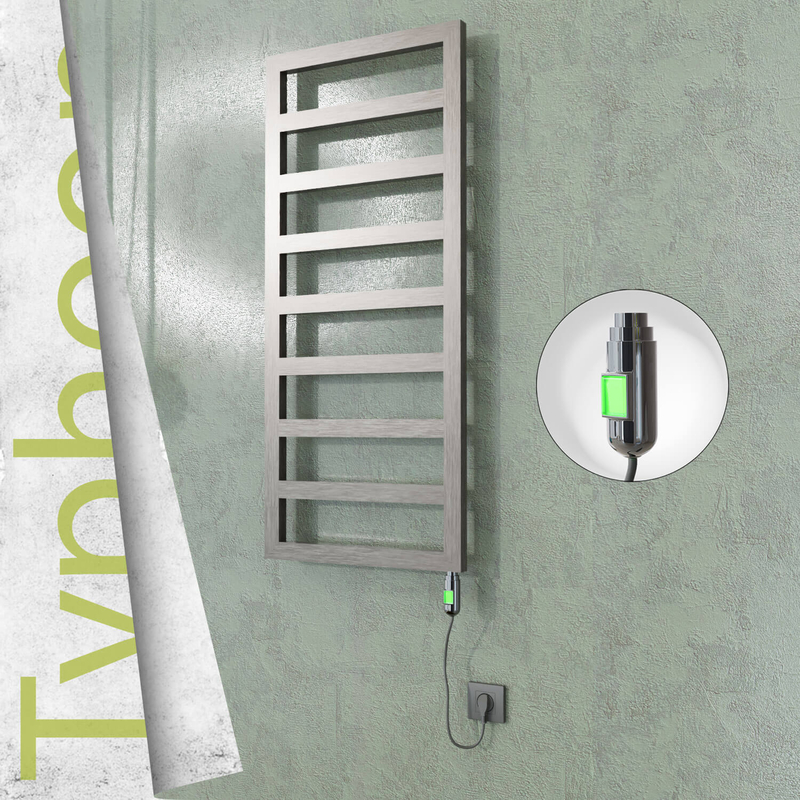 TYPHOON Elektrikli Paslanmaz Çelik Havlupan 400x1160 Satin Polisaj (On/Off Düğmeli) 300W