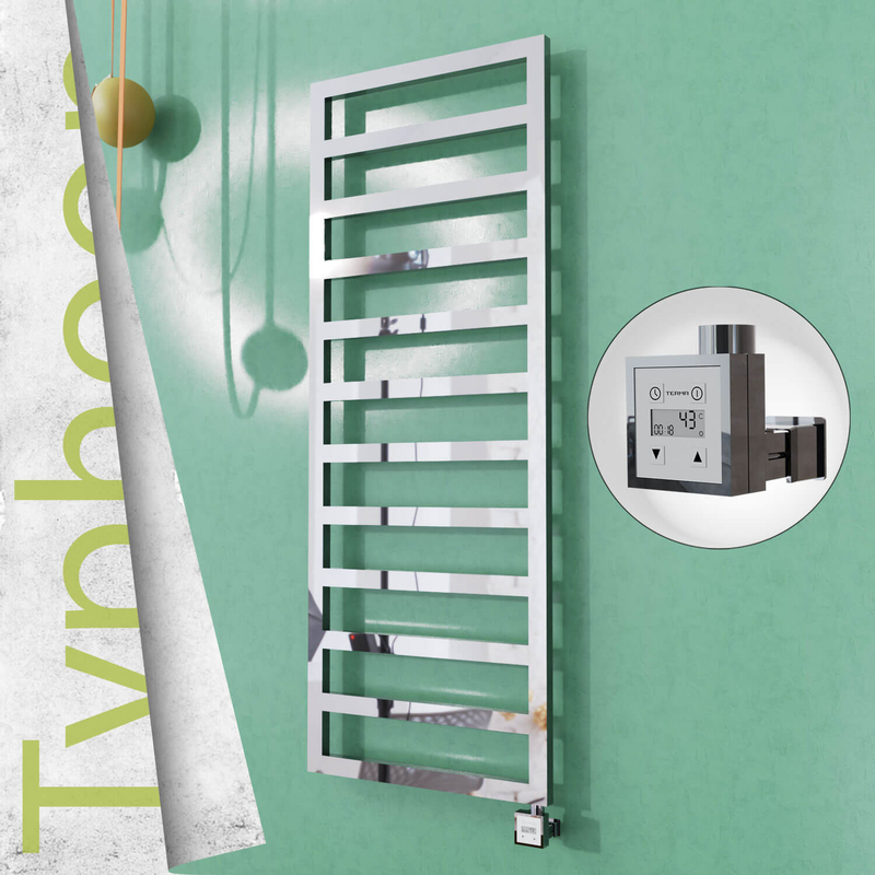 TYPHOON Elektrikli Paslanmaz Çelik Havlupan 600x1580 Satin Polisaj (KTX3 Termostat) 600W