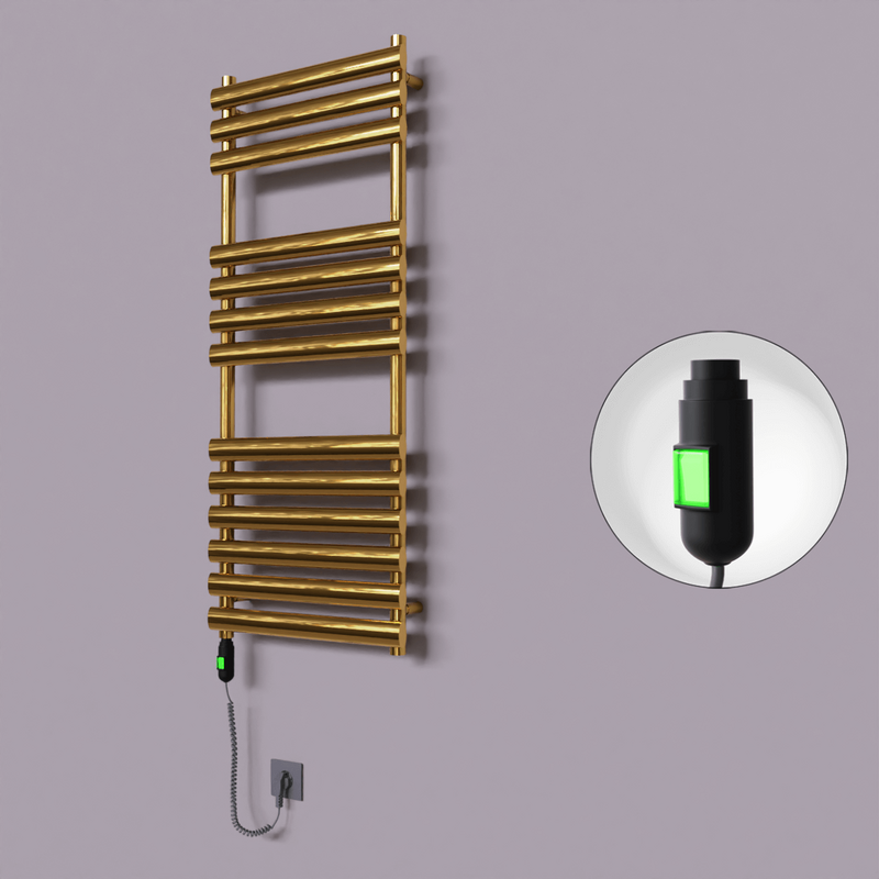 Volga Dekoratif Elektrikli Havlupan 500x1200 Altın (On/Off Düğmeli) 300W