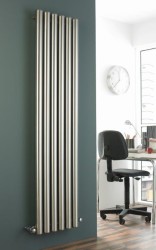 Vulkan Exclusive Acier Inoxydable Radiateur Décoratif 1800x585 - Thumbnail