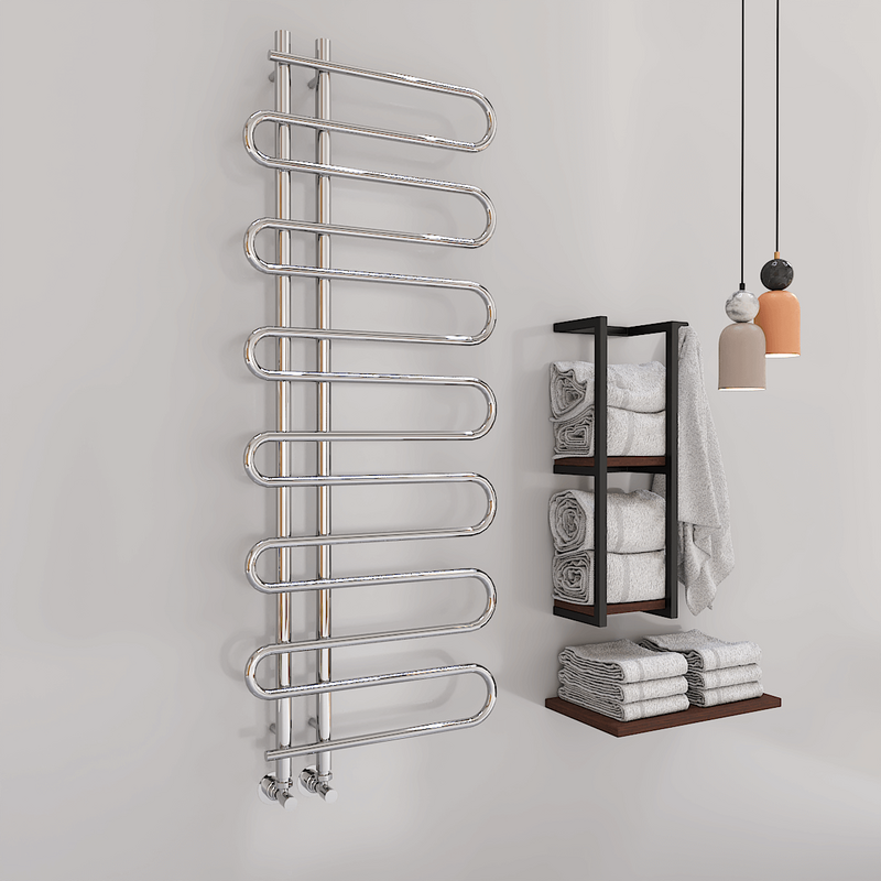 Zante Decorative Towel Warmer 600x1400 Chrome