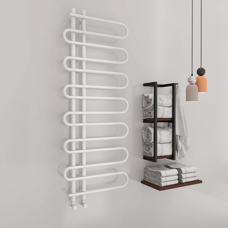 Zante Decorative Towel Warmer 600x1400 White