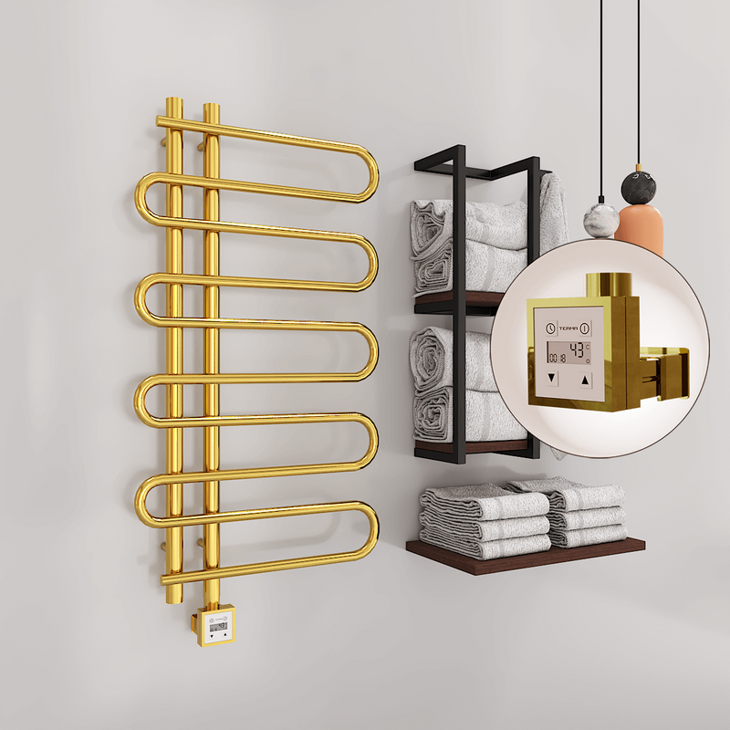 Zante Electric Towel Warmer 500x1000 Gold Ktx3 200 W