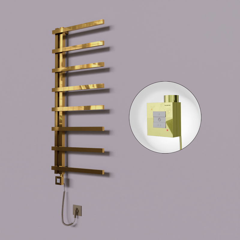 Zap Dekoratif Elektrikli Havlupan 500x1800 Altın (KTX1 Termostat) 300W Spiral Kablolu