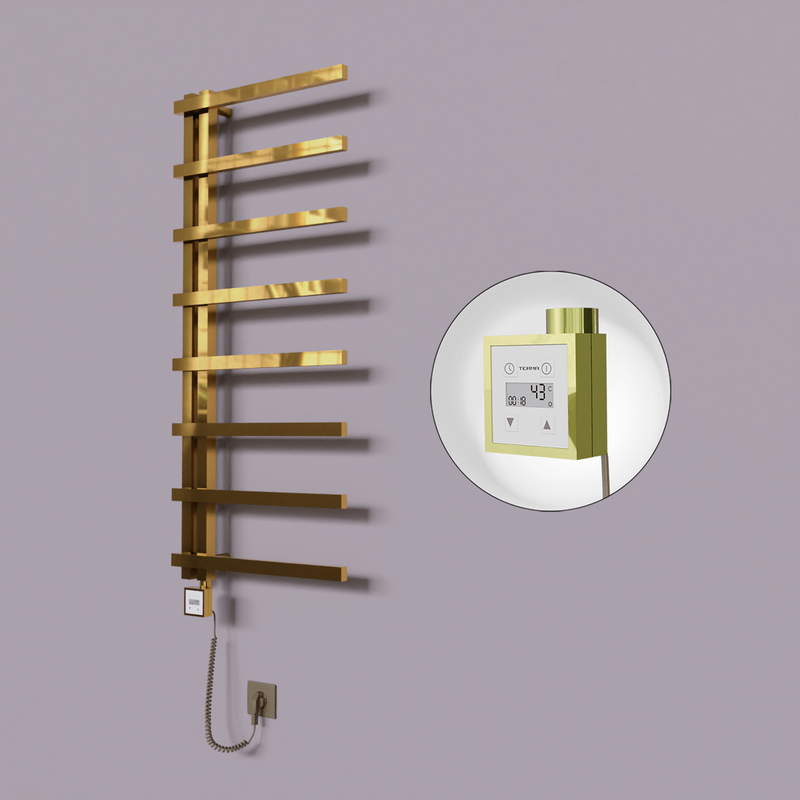 Zap Dekoratif Elektrikli Havlupan 500x1800 Altın (KTX3 Termostat) 300W Spiral Kablolu