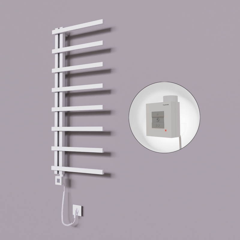 Zap Dekoratif Elektrikli Havlupan 500x1800 Beyaz (KTX1 Termostat) 600W Spiral Kablolu