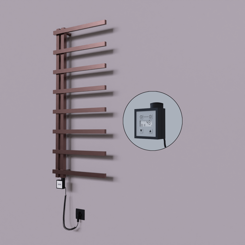 Zap Dekoratif Elektrikli Havlupan 500x1800 Bronz (KTX3 Termostat) 300W Spiral Kablolu