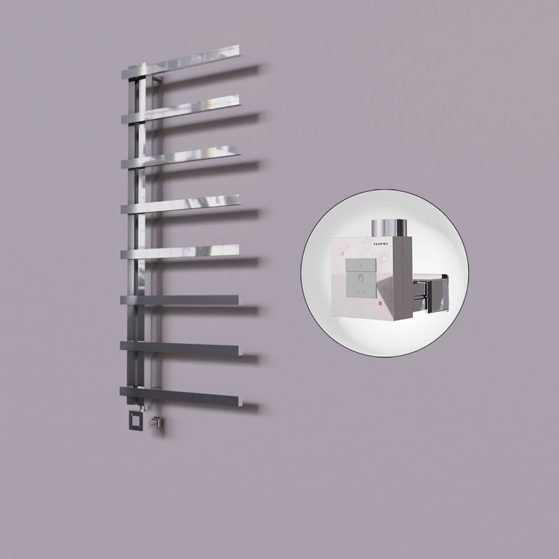 Zap Dekoratif Elektrikli Havlupan 500x1800 Krom (KTX1 Termostat) 300W